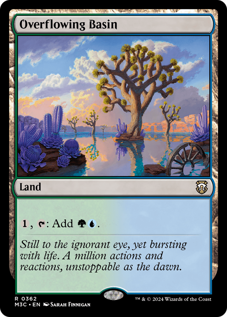 Overflowing Basin (Ripple Foil) [Modern Horizons 3 Commander] | Gam3 Escape