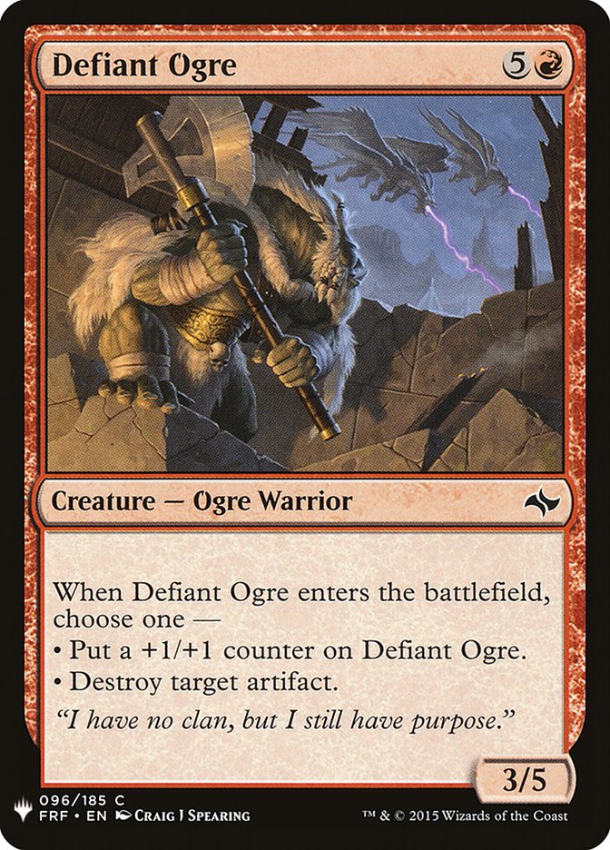 Defiant Ogre [Mystery Booster] | Gam3 Escape