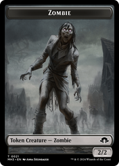 Zombie // Insect (0027) Double-Sided Token [Modern Horizons 3 Tokens] | Gam3 Escape