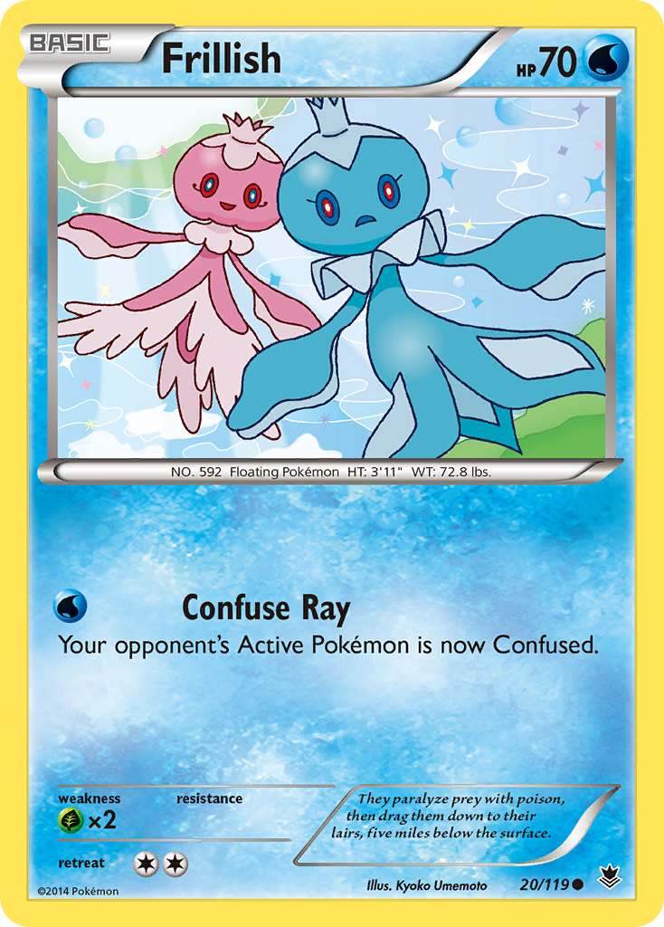 Frillish (20/119) [XY: Phantom Forces] | Gam3 Escape