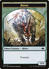 Zombie (007) // Rhino (013) Double-Sided Token [Modern Horizons Tokens] | Gam3 Escape