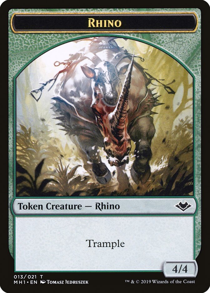 Goblin (010) // Rhino (013) Double-Sided Token [Modern Horizons Tokens] | Gam3 Escape