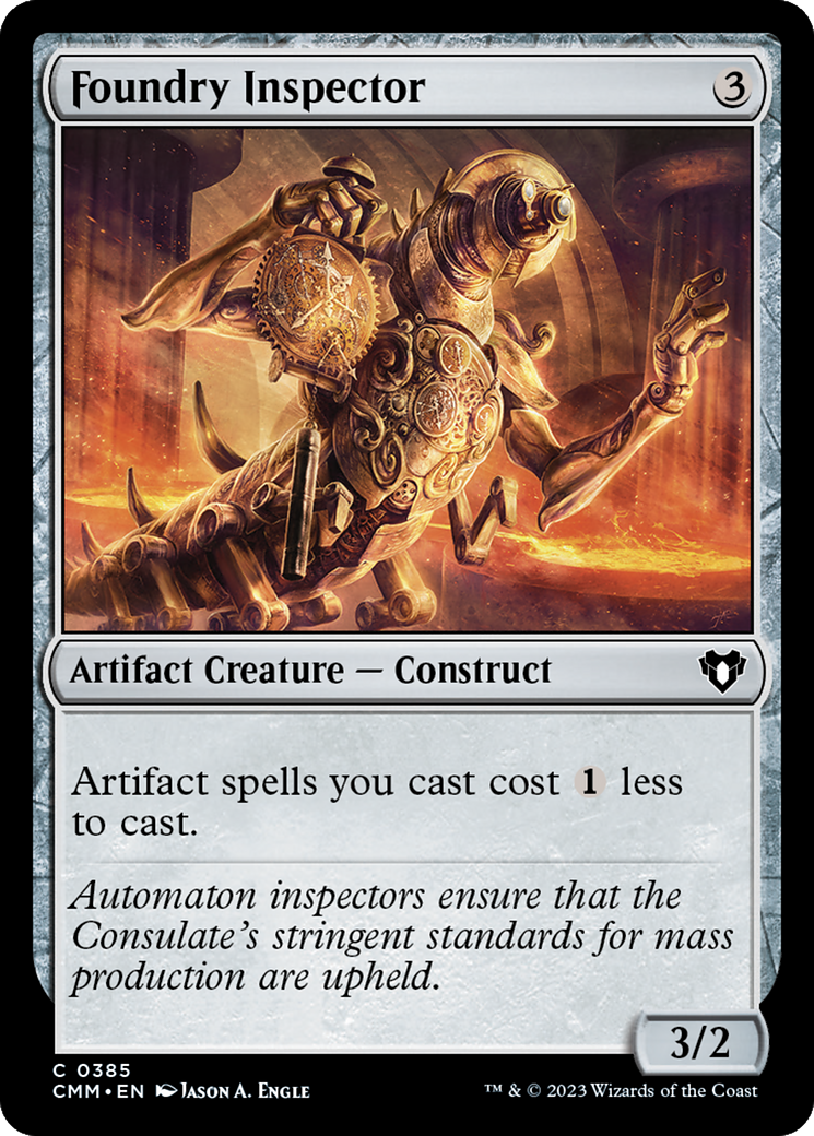Foundry Inspector [Commander Masters] | Gam3 Escape