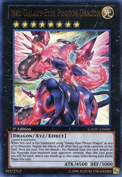 Neo Galaxy-Eyes Photon Dragon [GAOV-EN041] Ultra Rare | Gam3 Escape