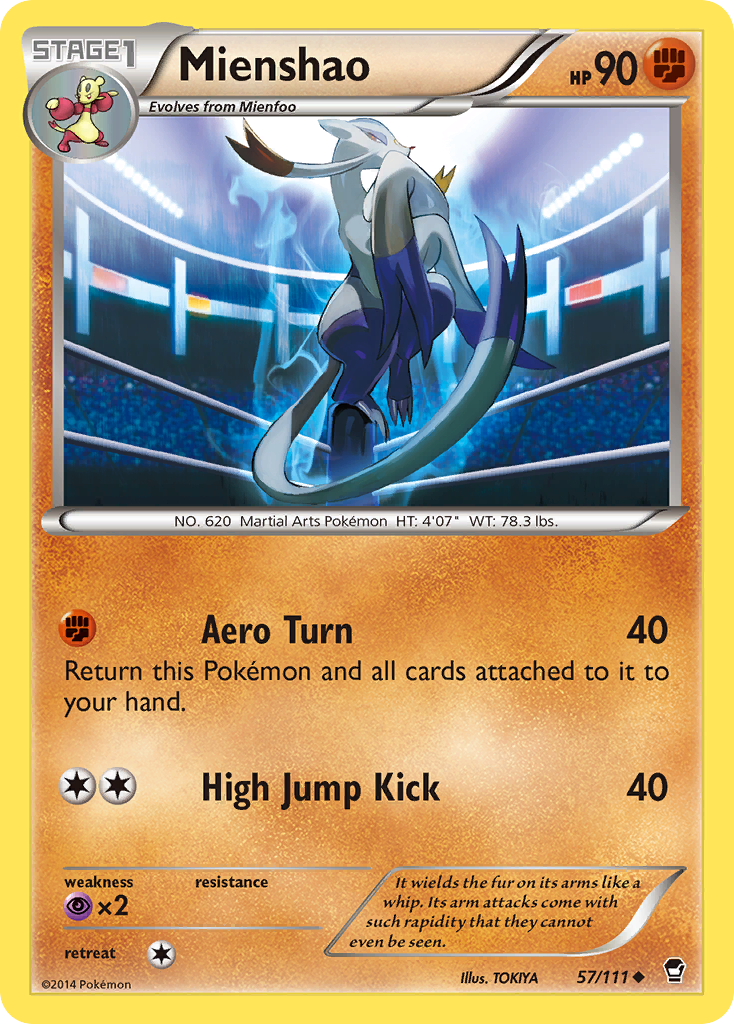 Mienshao (57/111) [XY: Furious Fists] | Gam3 Escape