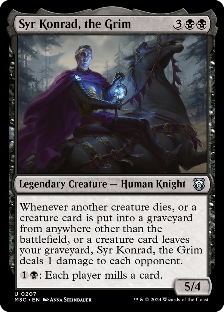Syr Konrad, the Grim (Ripple Foil) [Modern Horizons 3 Commander] | Gam3 Escape