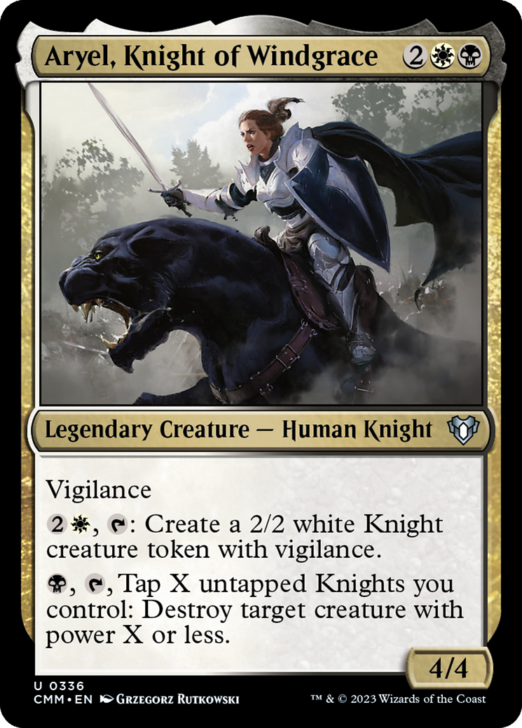 Aryel, Knight of Windgrace [Commander Masters] | Gam3 Escape