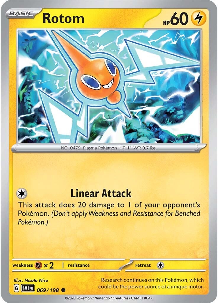 Rotom (069/198) [Scarlet & Violet: Base Set] | Gam3 Escape