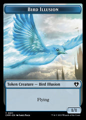 Thopter // Bird Illusion Double-Sided Token [Commander Masters Tokens] | Gam3 Escape