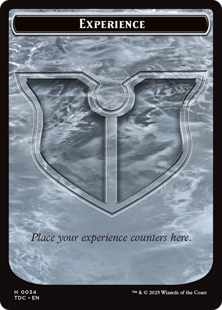 Experience // Treasure Double-Sided Token [Tarkir: Dragonstorm Commander Tokens] | Gam3 Escape