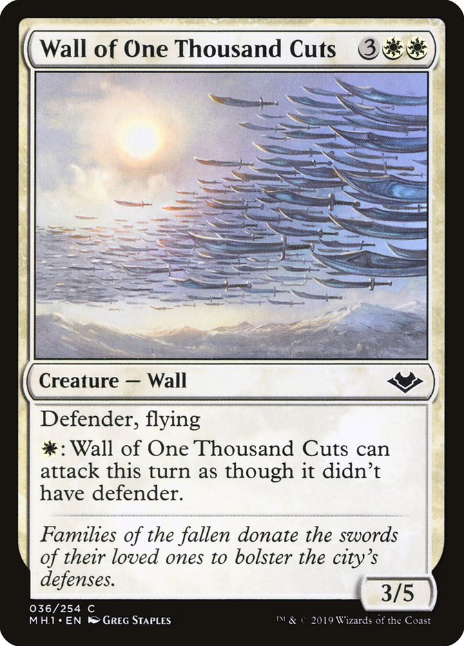 Wall of One Thousand Cuts [Modern Horizons] | Gam3 Escape