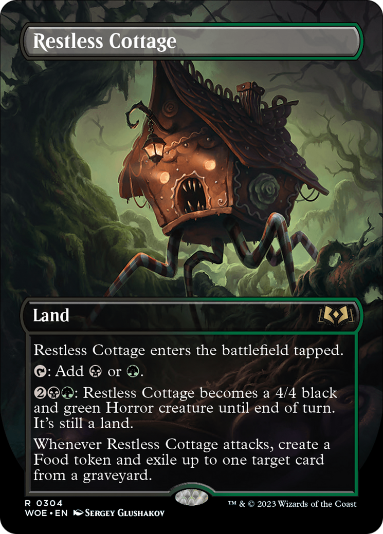 Restless Cottage (Borderless Alternate Art) [Wilds of Eldraine] | Gam3 Escape