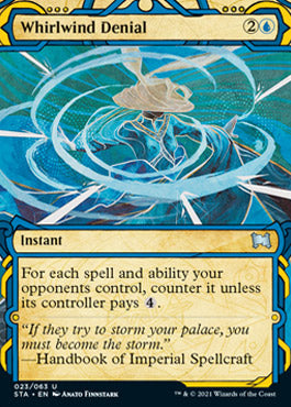 Whirlwind Denial (Foil Etched) [Strixhaven: Mystical Archive] | Gam3 Escape