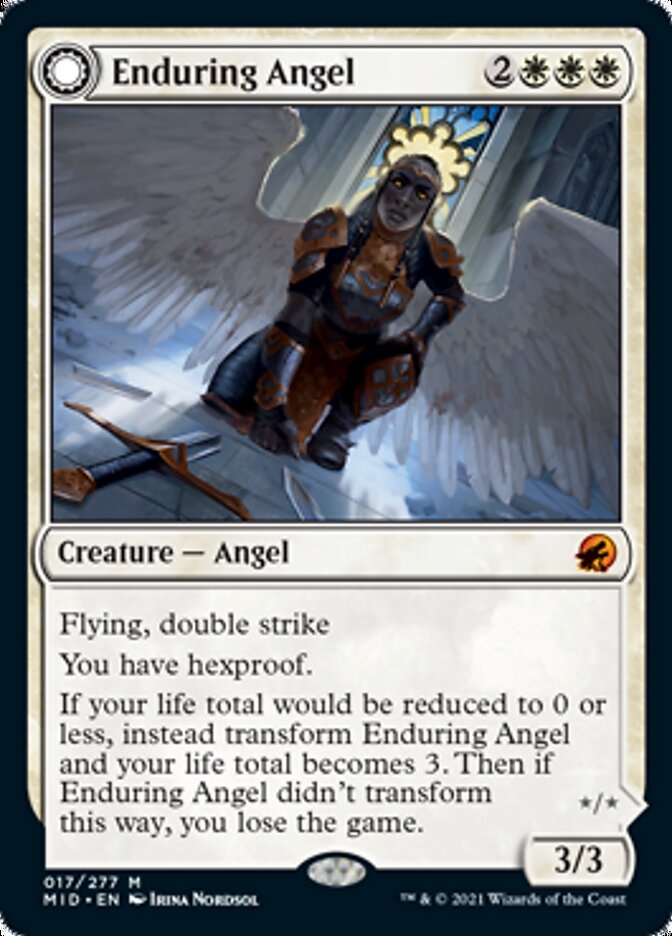 Enduring Angel // Angelic Enforcer [Innistrad: Midnight Hunt] | Gam3 Escape