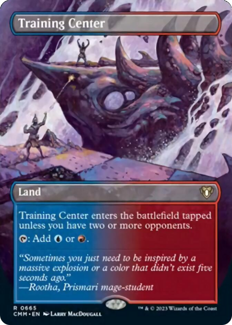 Training Center (Borderless Alternate Art) [Commander Masters] | Gam3 Escape