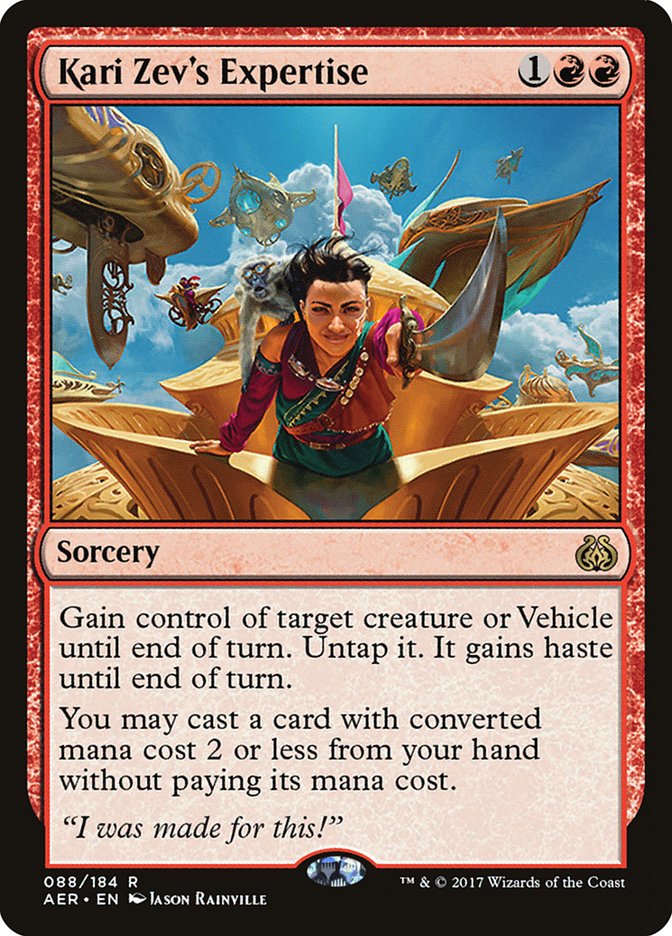 Kari Zev's Expertise [Aether Revolt] | Gam3 Escape