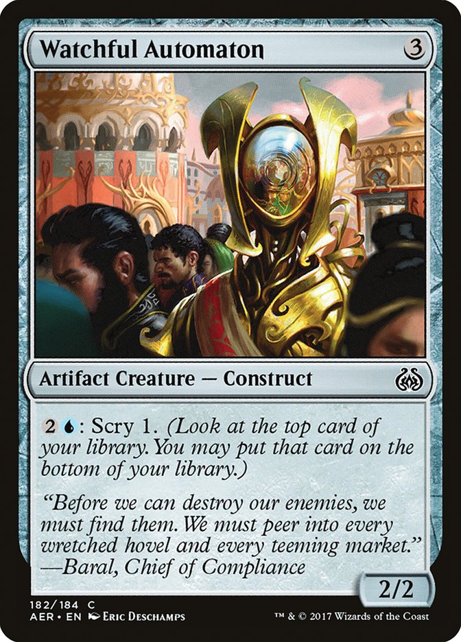 Watchful Automaton [Aether Revolt] | Gam3 Escape