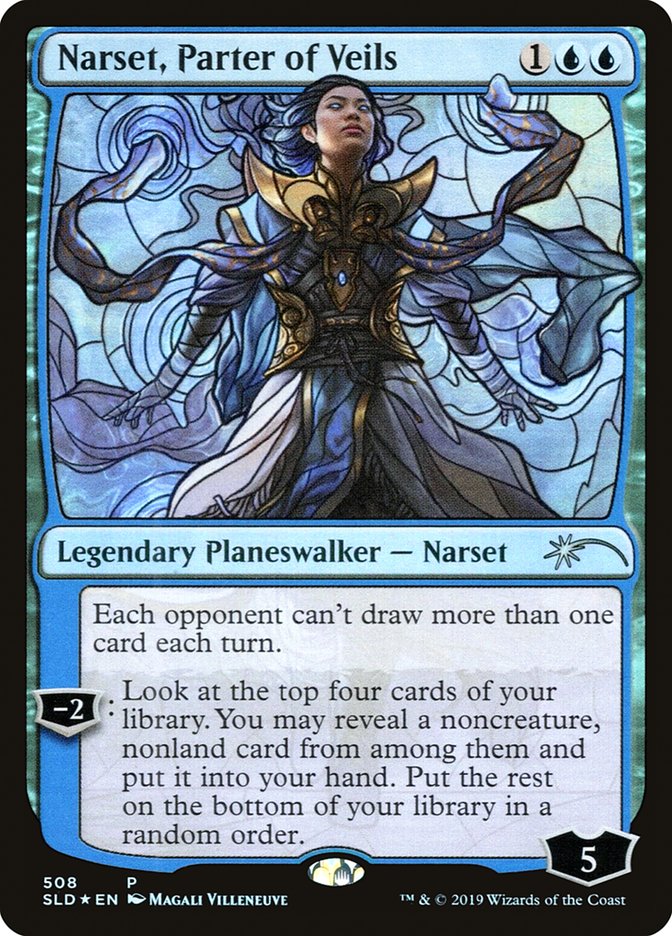 Narset, Parter of Veils (Stained Glass) [Secret Lair Drop Promos] | Gam3 Escape