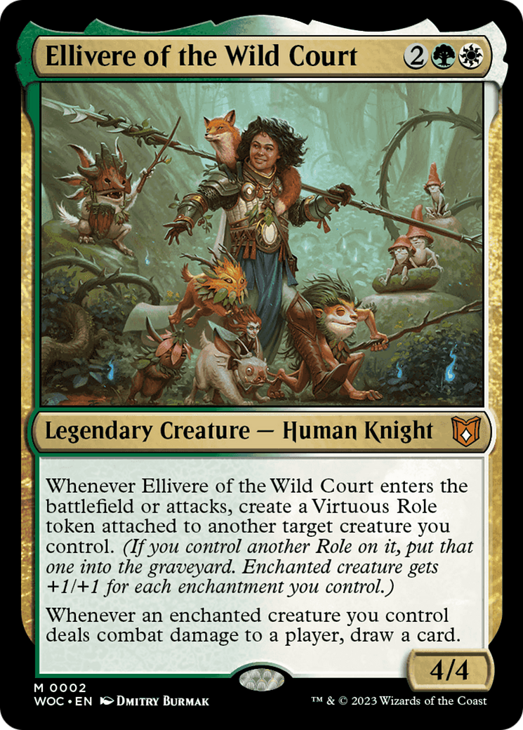 Ellivere of the Wild Court [Wilds of Eldraine Commander] | Gam3 Escape