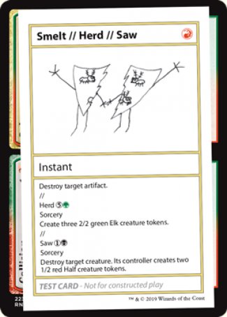 Smelt // Herd // Saw (2021 Edition) [Mystery Booster Playtest Cards] | Gam3 Escape
