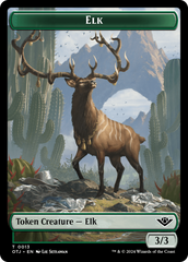 Elk // Plot Double-Sided Token [Outlaws of Thunder Junction Tokens] | Gam3 Escape