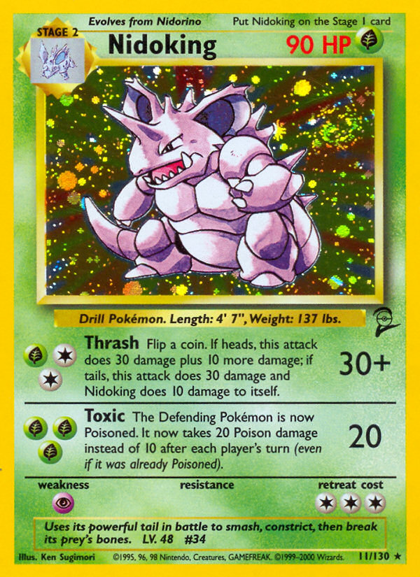 Nidoking (11/130) [Base Set 2] | Gam3 Escape