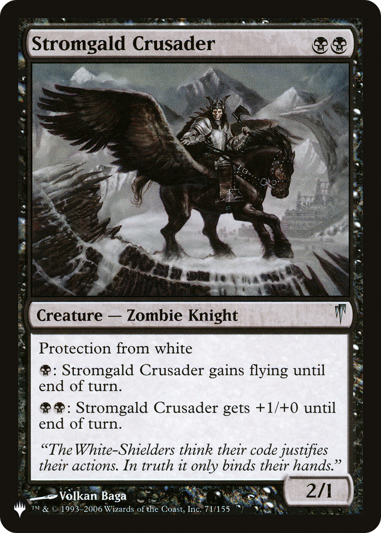 Stromgald Crusader [The List Reprints] | Gam3 Escape