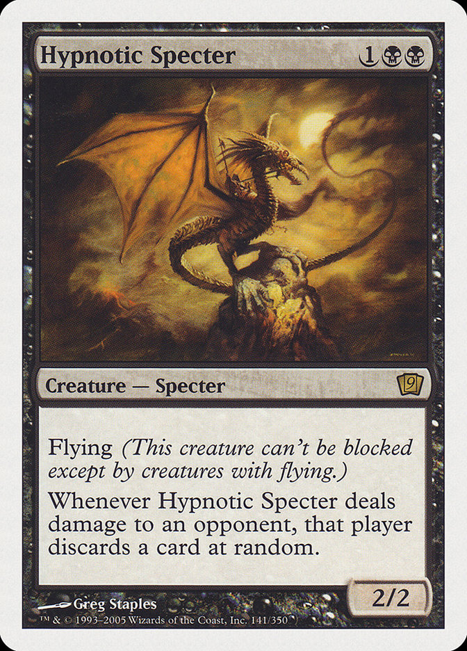 Hypnotic Specter (9th Edition) (Oversized) [Oversize Cards] | Gam3 Escape