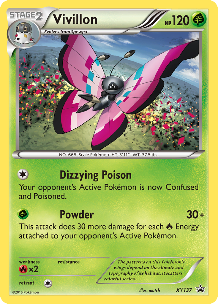 Vivillon (XY137) [XY: Black Star Promos] | Gam3 Escape