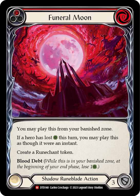 Funeral Moon [DTD140] (Dusk Till Dawn)  Rainbow Foil | Gam3 Escape
