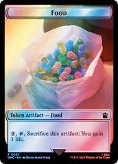 Horse // Food (0057) Double-Sided Token (Surge Foil) [Doctor Who Tokens] | Gam3 Escape