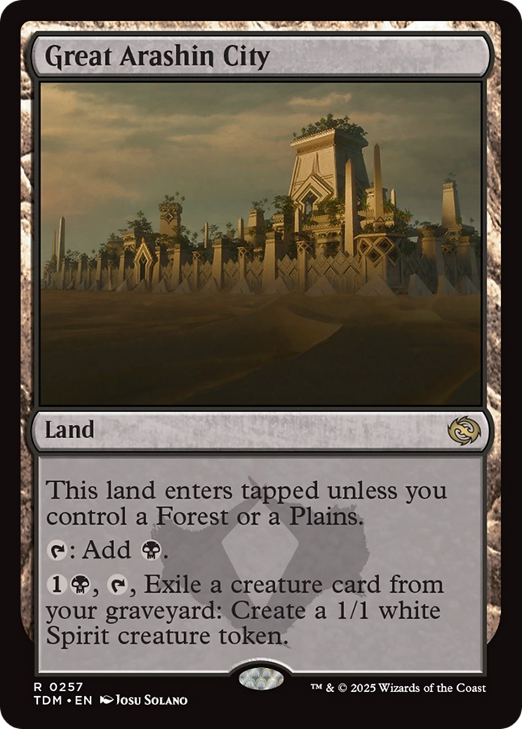 Great Arashin City [Tarkir: Dragonstorm] | Gam3 Escape