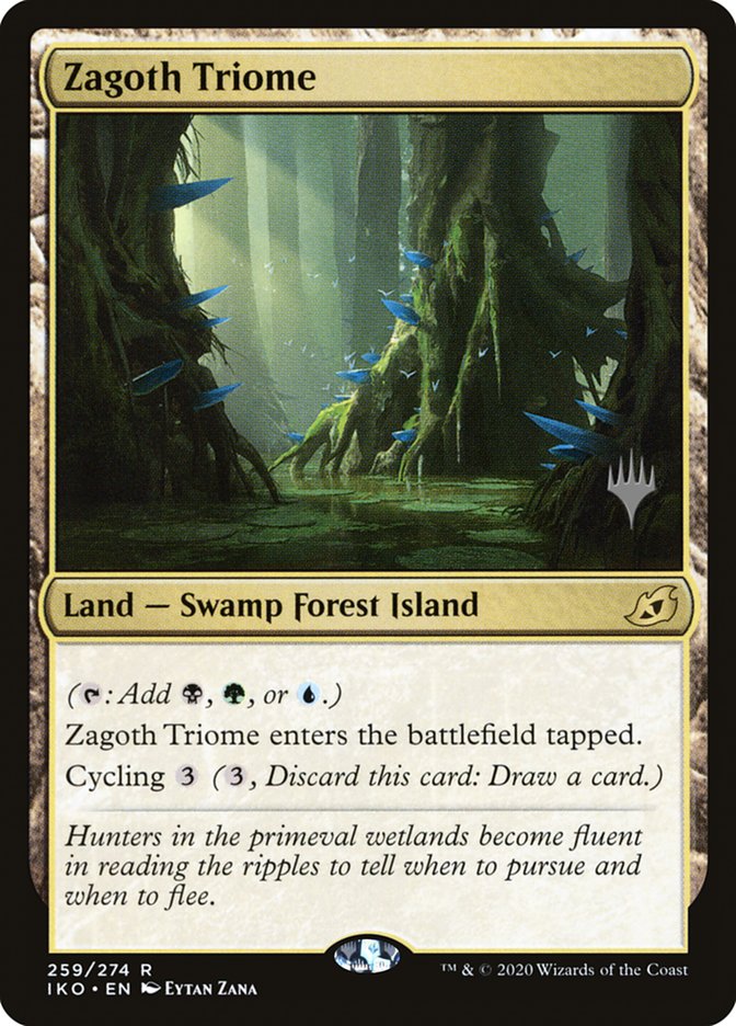 Zagoth Triome (Promo Pack) [Ikoria: Lair of Behemoths Promos] | Gam3 Escape
