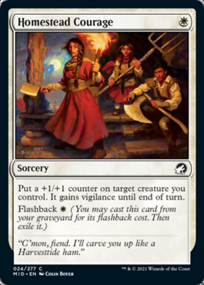 Homestead Courage [Innistrad: Midnight Hunt] | Gam3 Escape