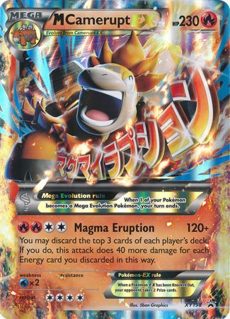 M Camerupt EX (XY198) (Jumbo Card) [XY: Black Star Promos] | Gam3 Escape