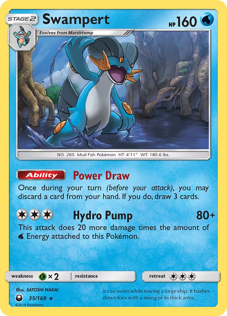 Swampert (35/168) (Theme Deck Exclusive) [Sun & Moon: Celestial Storm] | Gam3 Escape