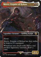 Merry, Esquire of Rohan (Borderless Alternate Art) [The Lord of the Rings: Tales of Middle-Earth] | Gam3 Escape