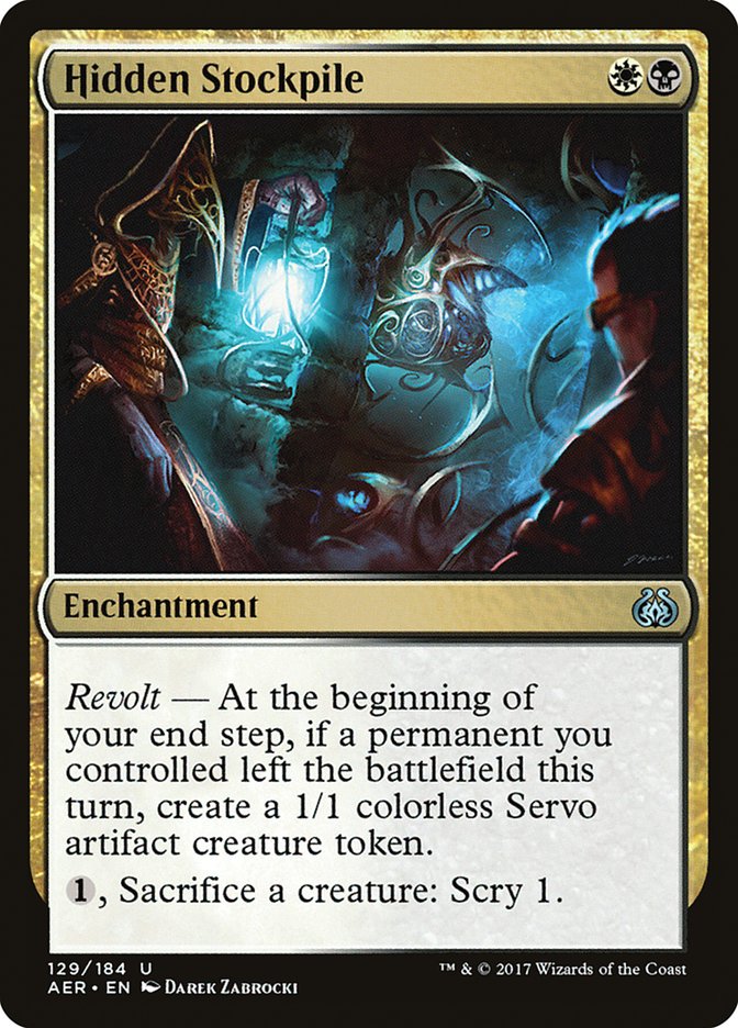 Hidden Stockpile [Aether Revolt] | Gam3 Escape
