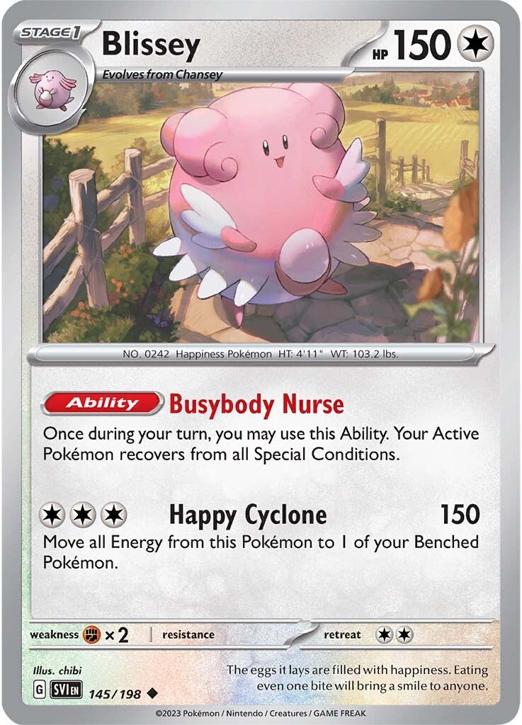 Blissey (145/198) [Scarlet & Violet: Base Set] | Gam3 Escape