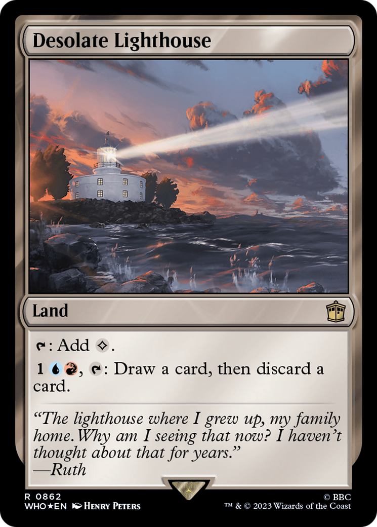 Desolate Lighthouse (Surge Foil) [Doctor Who] | Gam3 Escape