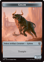 Golem (0014) // Golem (0015) Double-Sided Token [Aetherdrift Tokens] | Gam3 Escape