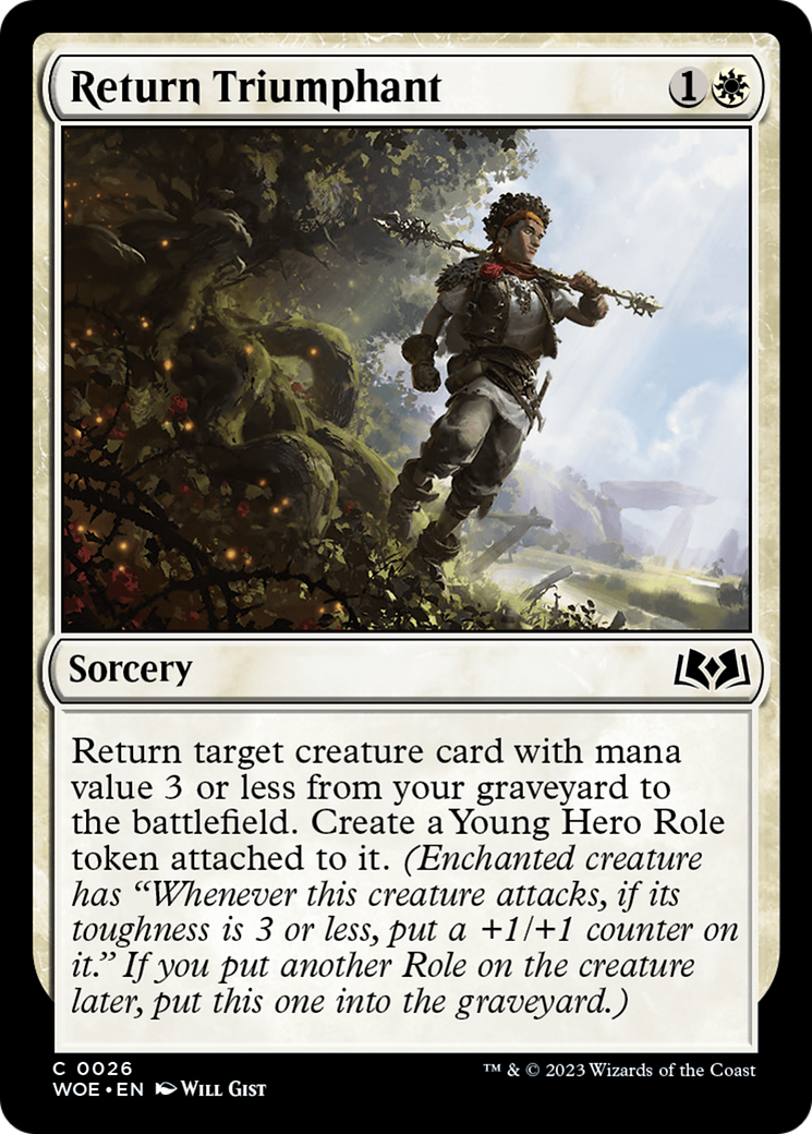 Return Triumphant [Wilds of Eldraine] | Gam3 Escape