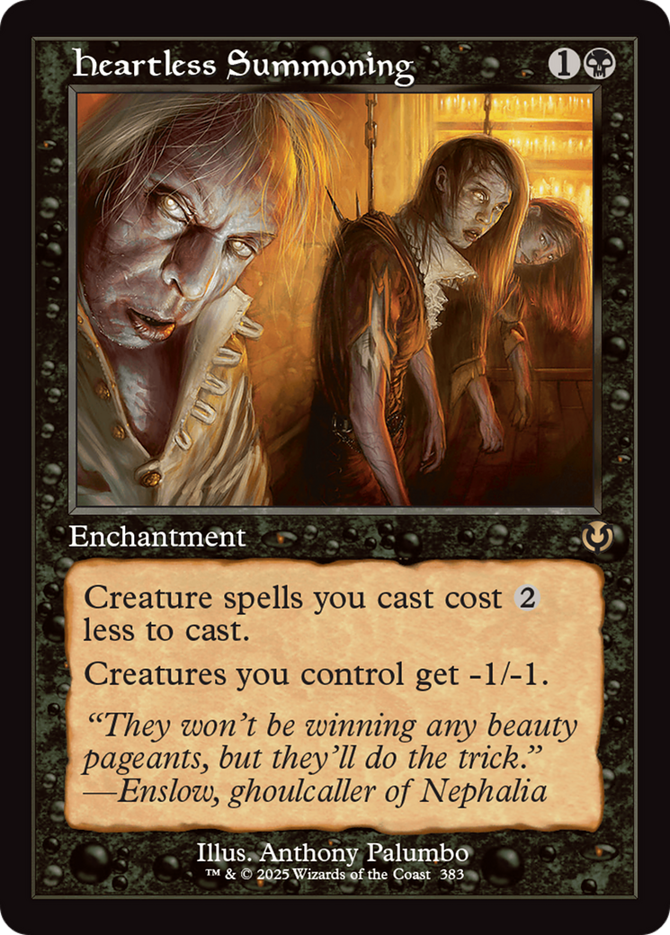 Heartless Summoning (Retro Frame) [Innistrad Remastered] | Gam3 Escape