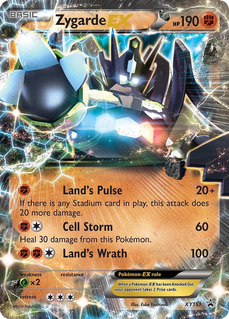 Zygarde EX (XY151) [XY: Black Star Promos] | Gam3 Escape