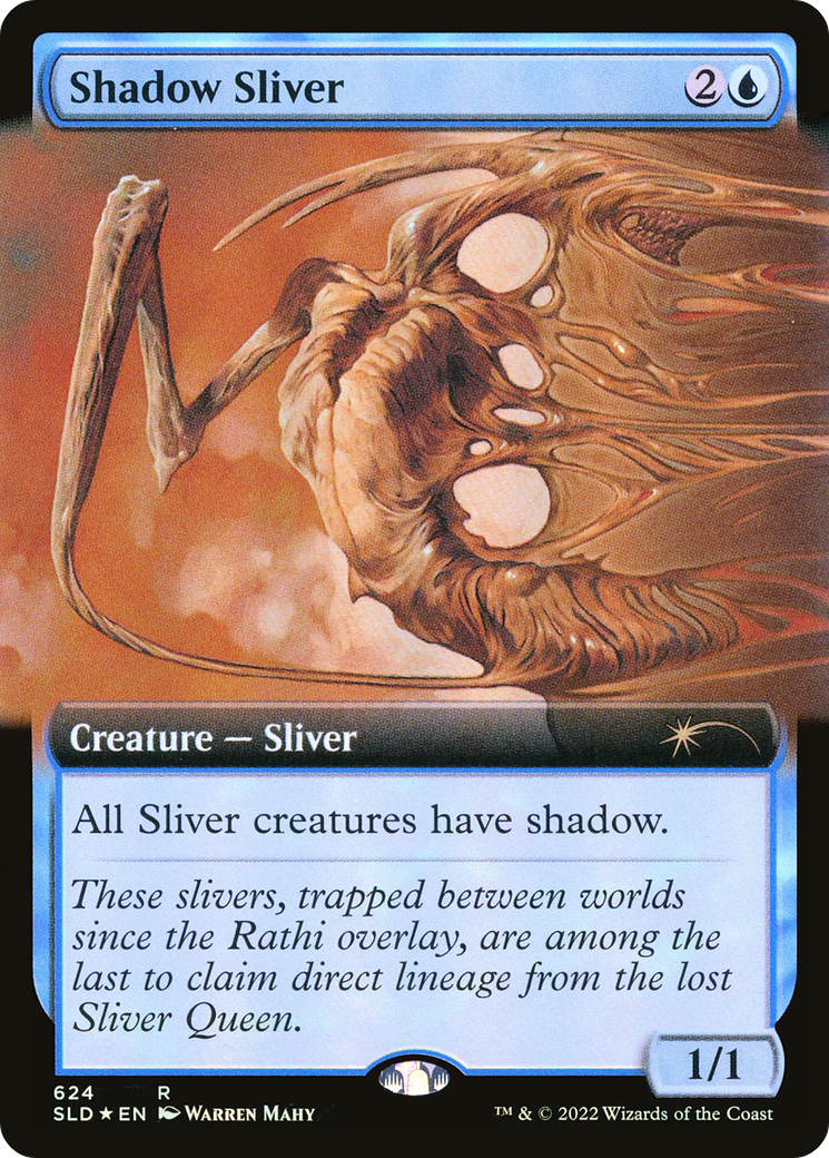 Shadow Sliver (Extended Art) [Secret Lair Drop Promos] | Gam3 Escape