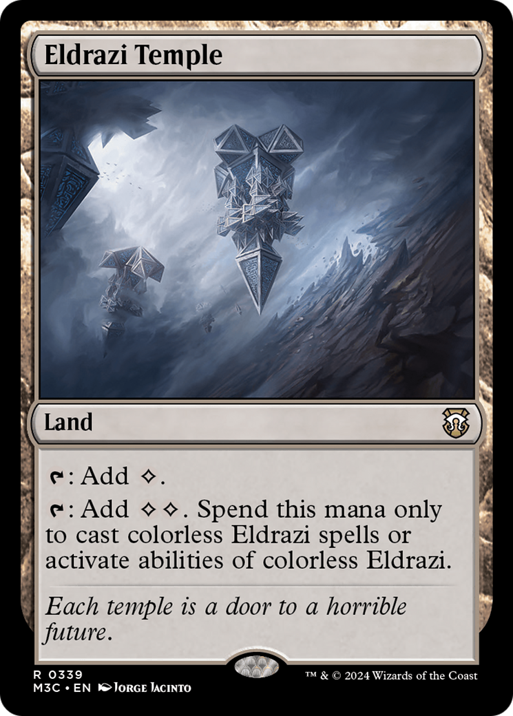 Eldrazi Temple (Ripple Foil) [Modern Horizons 3 Commander] | Gam3 Escape