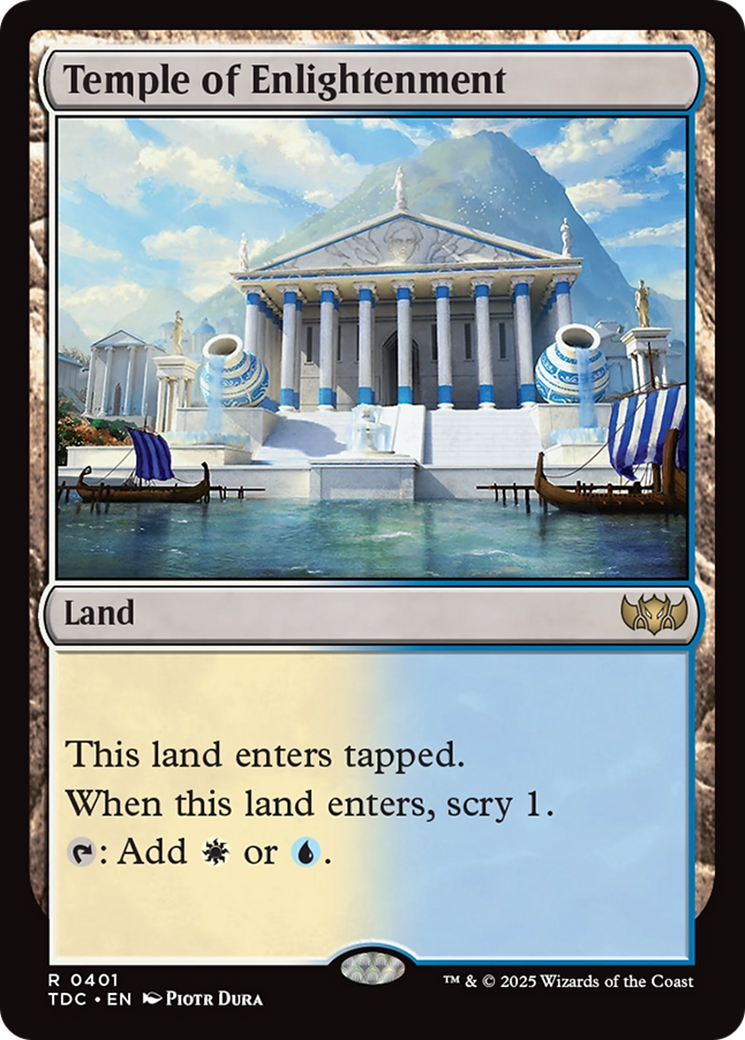 Temple of Enlightenment [Tarkir: Dragonstorm Commander] | Gam3 Escape
