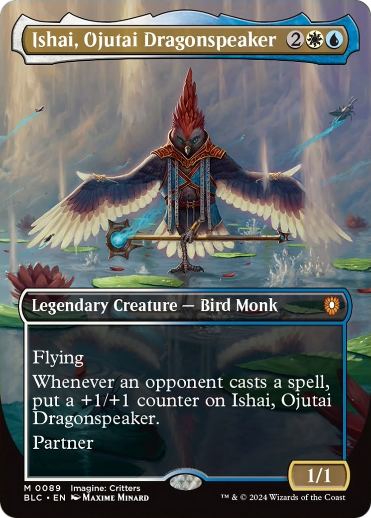 Ishai, Ojutai Dragonspeaker (Borderless) [Bloomburrow Commander] | Gam3 Escape
