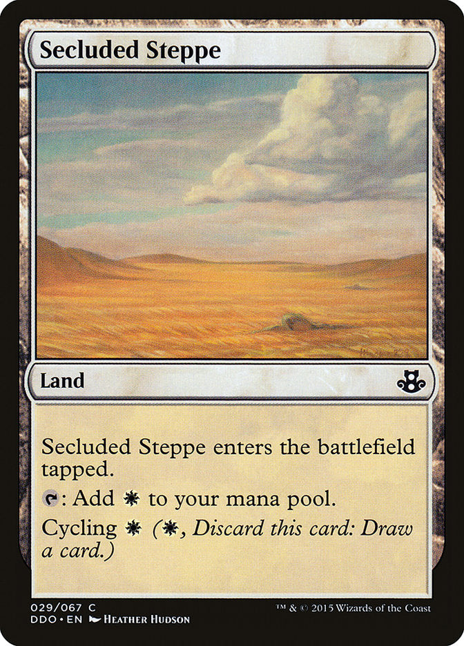 Secluded Steppe [Duel Decks: Elspeth vs. Kiora] | Gam3 Escape