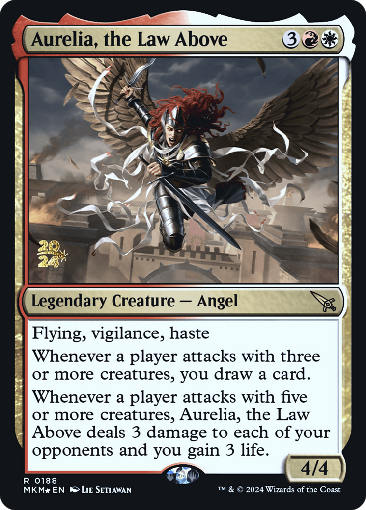 Aurelia, the Law Above [Murders at Karlov Manor Prerelease Promos] | Gam3 Escape